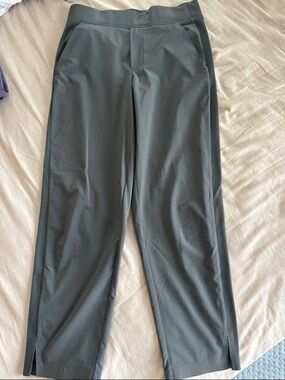 Athleta Brooklyn Midrise Ankle Pants (Navy Green)